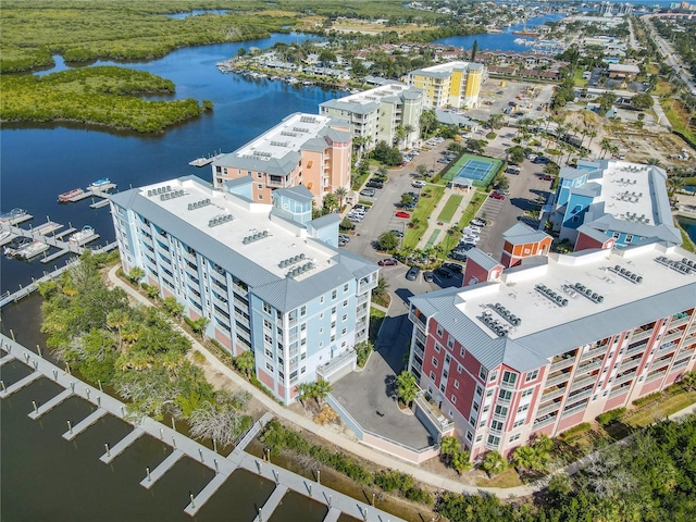 7 Riverwalk Dr Unit 305, New Smyrna Beach, FL 32169 - bird's eye view of a large body of water and apartment complex