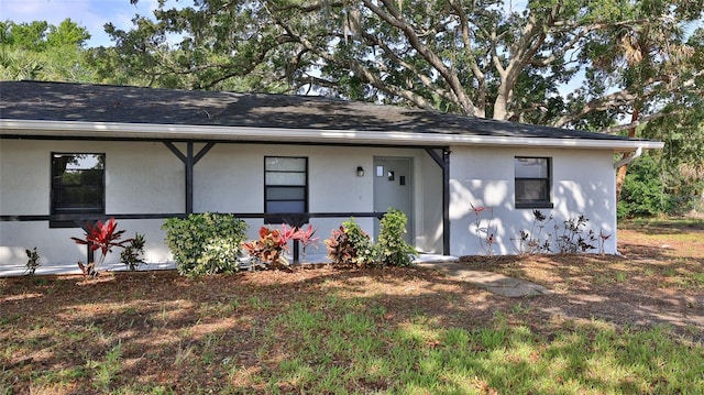 1802 N Fern Palm Dr, Edgewater, FL 32132 - view of front of house with stucco siding