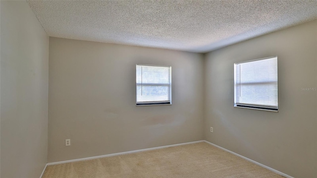 1802 N Fern Palm Dr, Edgewater, FL 32132 - carpeted spare room featuring a textured ceiling and baseboards