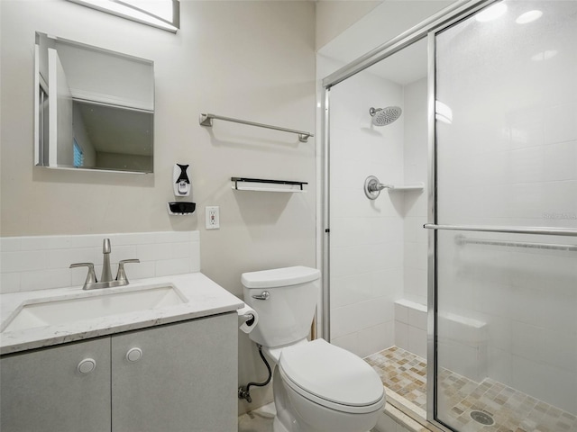 2 Birdie Dr, New Smyrna Beach, FL 32168 - bathroom with a stall shower and vanity