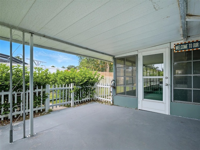 2 Birdie Dr, New Smyrna Beach, FL 32168 - view of unfurnished sunroom