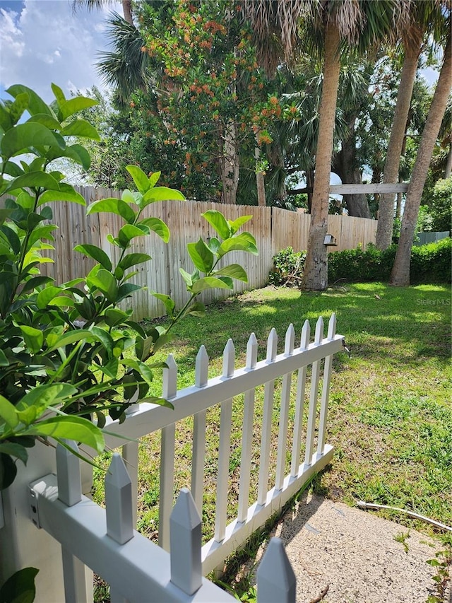 2 Birdie Dr, New Smyrna Beach, FL 32168 - view of fenced yard