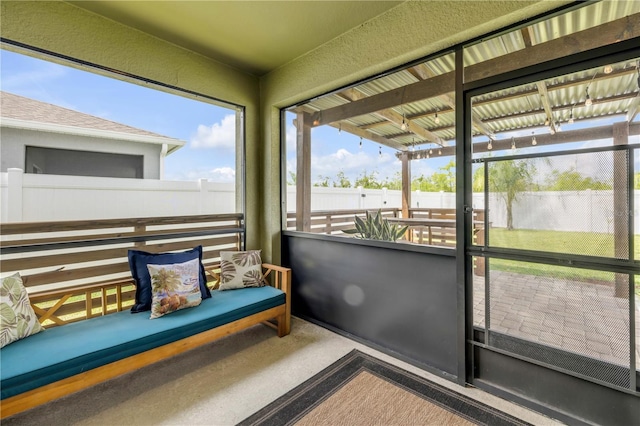 2731 Neverland Dr, New Smyrna Beach, FL 32168 - view of sunroom / solarium