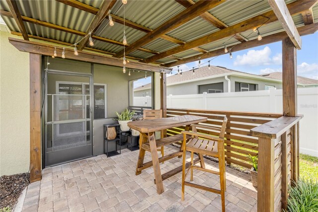 2731 Neverland Dr, New Smyrna Beach, FL 32168 - view of patio