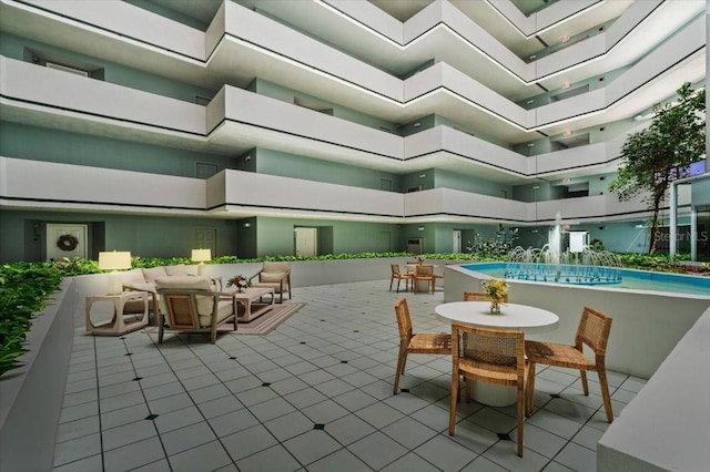 901 S Atlantic Ave Unit 202, Ormond Beach, FL 32176 - common area featuring a high ceiling