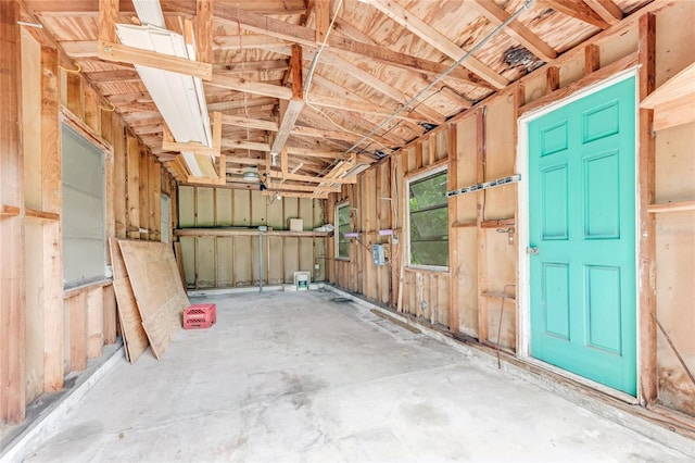 2360 Mooneyham Dr, New Smyrna Beach, FL 32168 - storage room with a garage