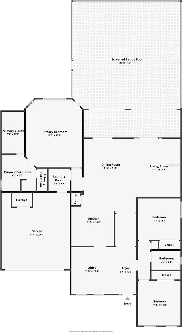 461 Luna Bella Ln, New Smyrna Beach, FL 32168 - view of room layout