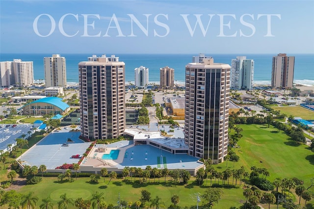 1 Oceans W Blvd Unit 1B5, Daytona Beach, FL 32118 - aerial view of a large body of water and a golf course