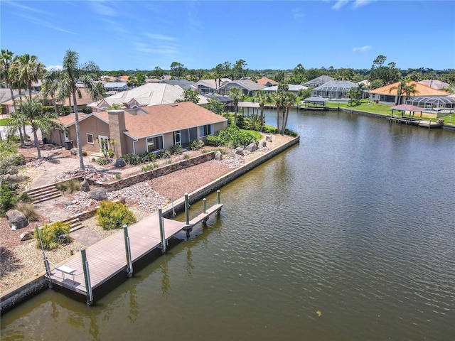26 Creek Ct, Palm Coast, FL 32137 - aerial view of residential area featuring a nearby body of water