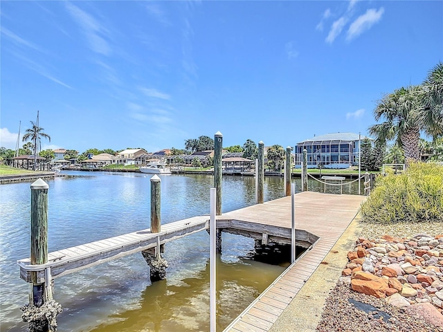 26 Creek Ct, Palm Coast, FL 32137 - dock area featuring a water view