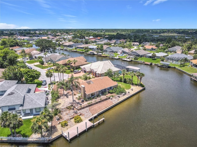 26 Creek Ct, Palm Coast, FL 32137 - aerial perspective of suburban area with a large body of water