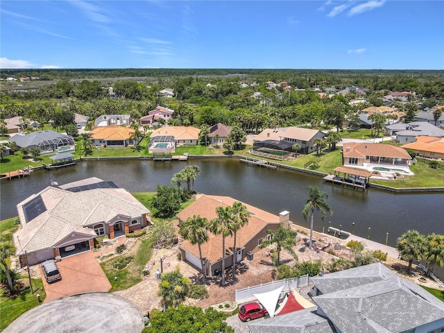 26 Creek Ct, Palm Coast, FL 32137 - aerial view of residential area with a nearby body of water