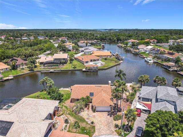 26 Creek Ct, Palm Coast, FL 32137 - aerial perspective of suburban area with a large body of water