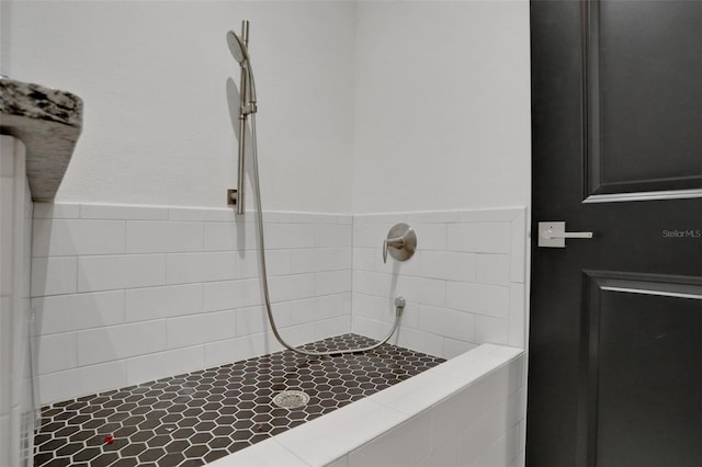 6294 W Fallsgrove Ln, Port Orange, FL 32128 - full bath featuring a tile shower