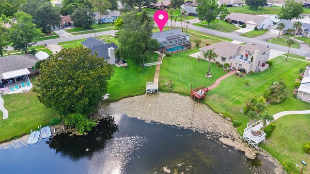 800 Black Duck Dr, Port Orange, FL 32127 - aerial perspective of suburban area with a large body of water