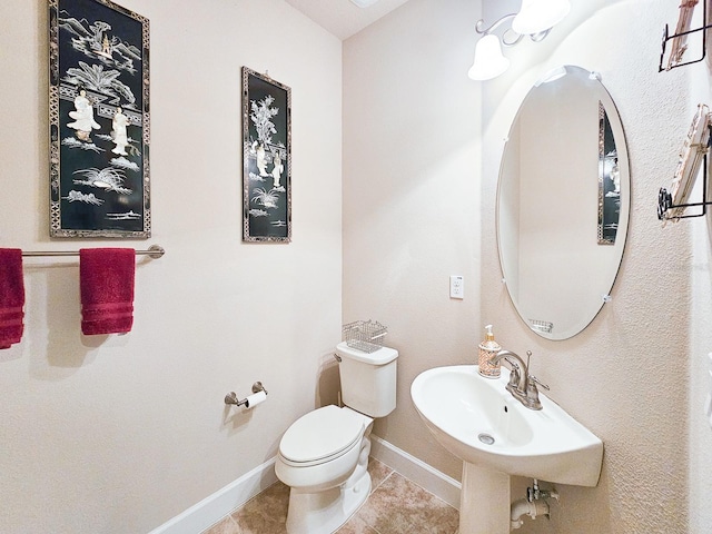 6804 Forkmead Ln, Port Orange, FL 32128 - half bath featuring toilet and tile patterned flooring