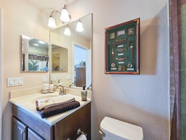 6804 Forkmead Ln, Port Orange, FL 32128 - bathroom with vanity and toilet