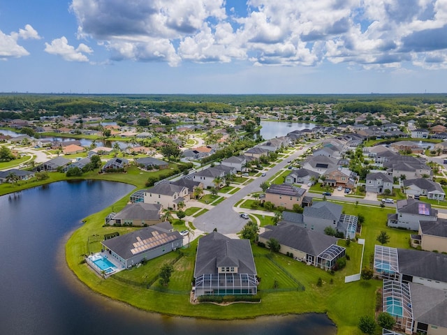 6804 Forkmead Ln, Port Orange, FL 32128 - aerial perspective of suburban area featuring a nearby body of water