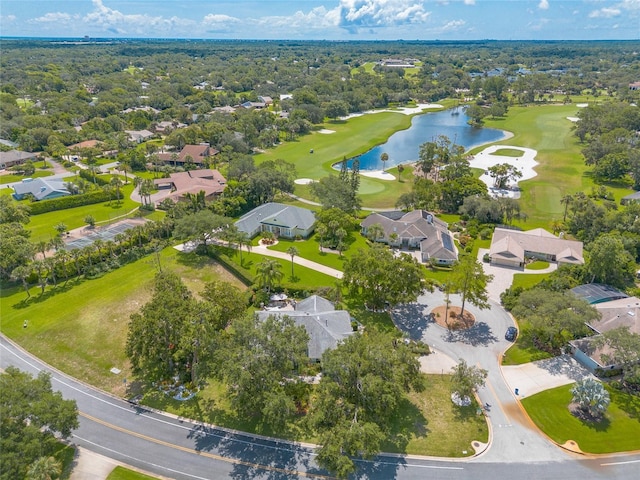 904 Clubhouse Blvd, New Smyrna Beach, FL 32168 - aerial perspective of suburban area with a nearby body of water and a local golf course