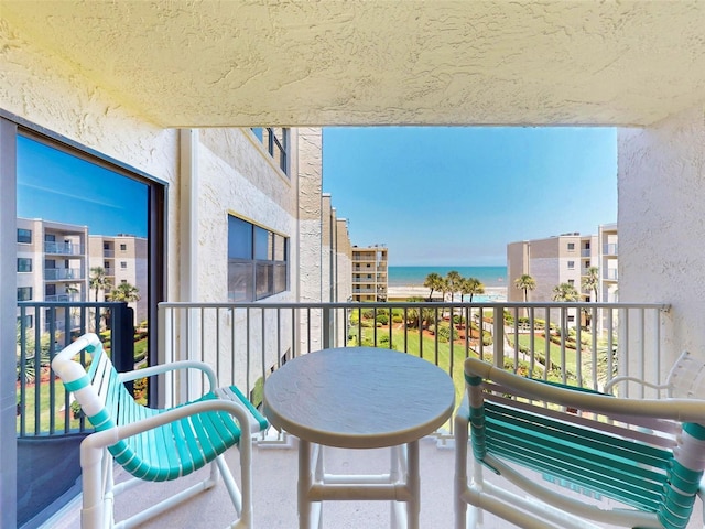 4175 S Atlantic Ave Unit 4110, New Smyrna Beach, FL 32169 - balcony featuring a water view