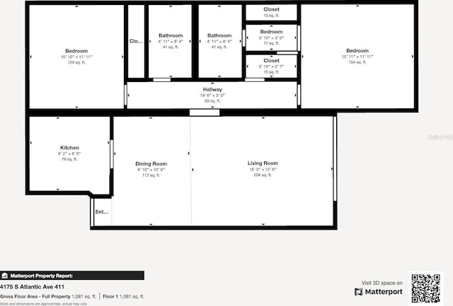 4175 S Atlantic Ave Unit 4110, New Smyrna Beach, FL 32169 - view of property floor plan