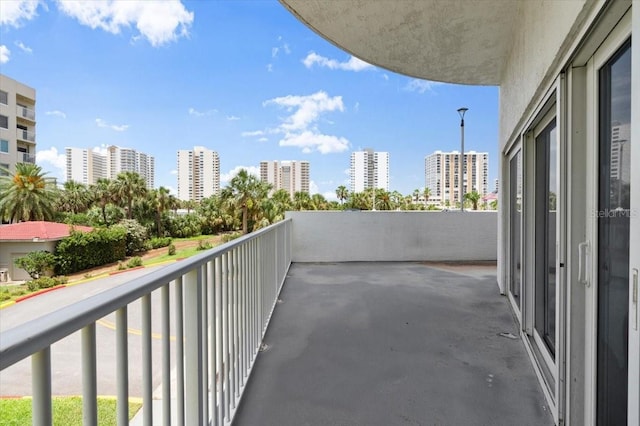 2 Oceans W Blvd Unit 206, Daytona Beach Shores, FL 32118 - balcony featuring a view of city