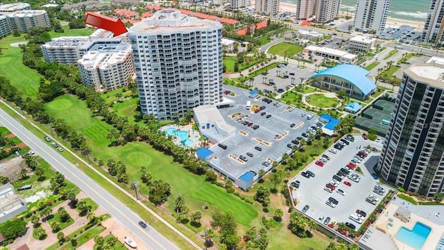 2 Oceans W Blvd Unit 206, Daytona Beach Shores, FL 32118 - view of urban area featuring a pool area