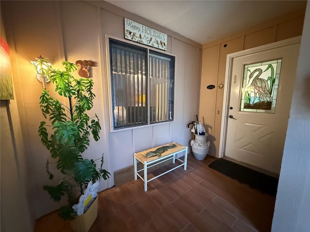 51 Fore Dr, New Smyrna Beach, FL 32168 - entrance foyer with wood finished floors