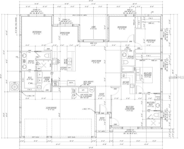 2324 Orange Tree Dr, Edgewater, FL 32141 - view of home floor plan