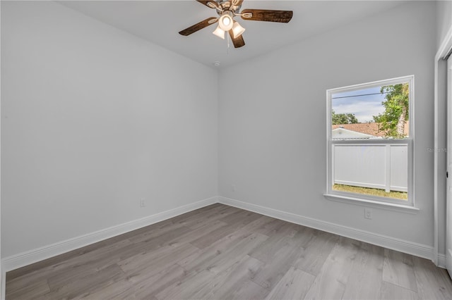 2324 Orange Tree Dr, Edgewater, FL 32141 - unfurnished room featuring wood finished floors and ceiling fan