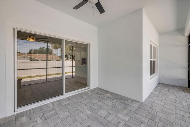 2324 Orange Tree Dr, Edgewater, FL 32141 - view of patio with a ceiling fan