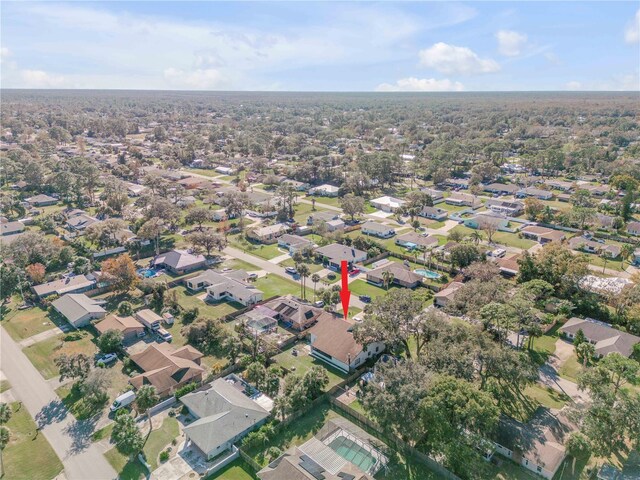 2715 Pine Tree Dr, Edgewater, FL 32141 - aerial view of property's location with nearby suburban area