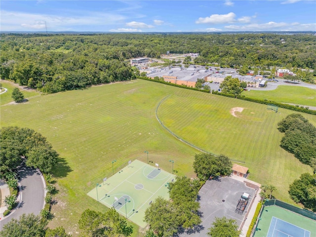 5849 Ansley Way, Mount Dora, FL 32757 - drone / aerial view of a heavily wooded area