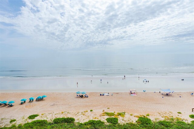 1051 Ocean Shore Blvd Unit 502, Ormond Beach, FL 32176 - water view featuring nearby beach
