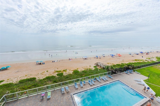1051 Ocean Shore Blvd Unit 502, Ormond Beach, FL 32176 - bird's eye view of extended coastline and a pool area