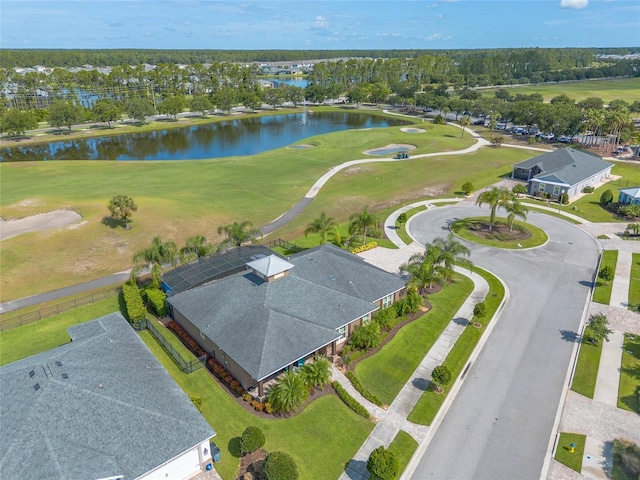 2939 Bella Flore Ter, New Smyrna Beach, FL 32168 - aerial perspective of suburban area featuring a large body of water and a golf club