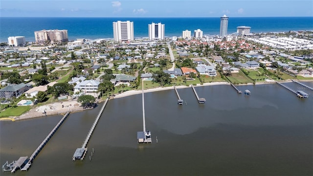 2555 S Atlantic Ave Unit 302, Daytona Beach Shores, FL 32118 - aerial view of property and surrounding area with a large body of water