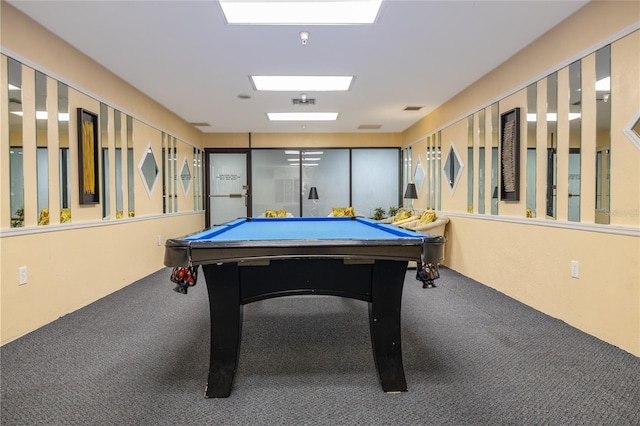 2555 S Atlantic Ave Unit 302, Daytona Beach Shores, FL 32118 - recreation room with carpet flooring and billiards