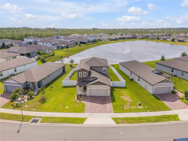 3116 Crab Trap Dr, New Smyrna Beach, FL 32168 - aerial perspective of suburban area with a nearby body of water