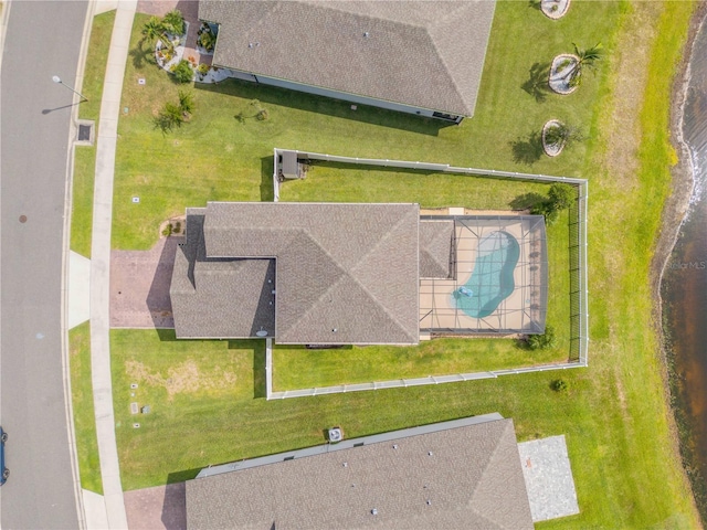 3116 Crab Trap Dr, New Smyrna Beach, FL 32168 - drone / aerial view of a pool area