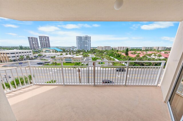 2967 S Atlantic Ave Unit 508, Daytona Beach, FL 32118 - balcony with a view of city