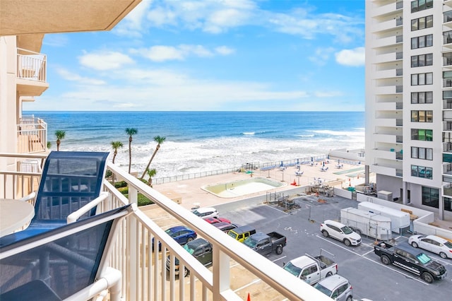 2967 S Atlantic Ave Unit 508, Daytona Beach, FL 32118 - water view featuring nearby beach