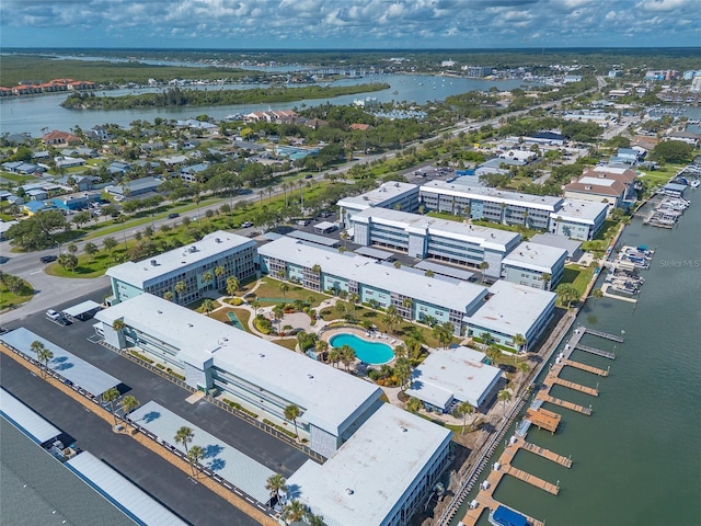 325 N Causeway Unit B305, New Smyrna Beach, FL 32169 - bird's eye view of a large body of water and a pool