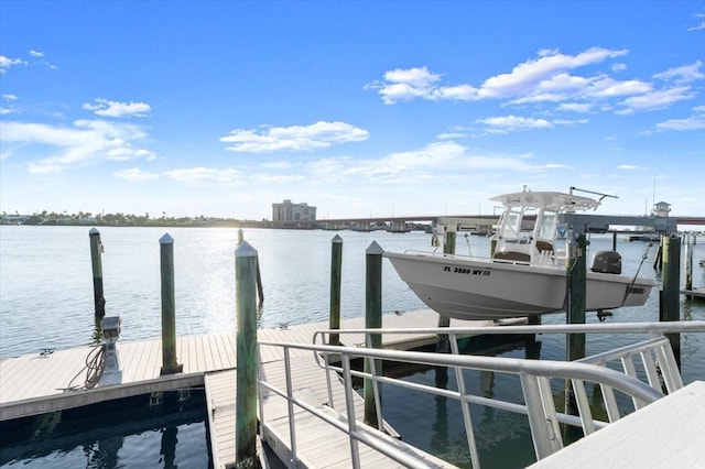 206 Canova Dr, New Smyrna Beach, FL 32169 - dock area featuring a water view