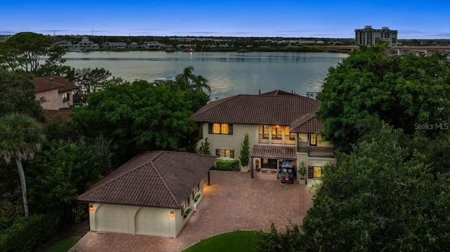 206 Canova Dr, New Smyrna Beach, FL 32169 - aerial view of property and surrounding area with a large body of water