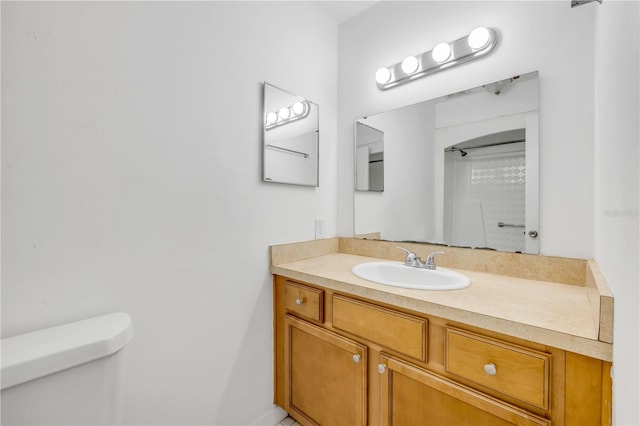 3132 Pine Tree Dr, Edgewater, FL 32141 - bathroom featuring toilet and vanity