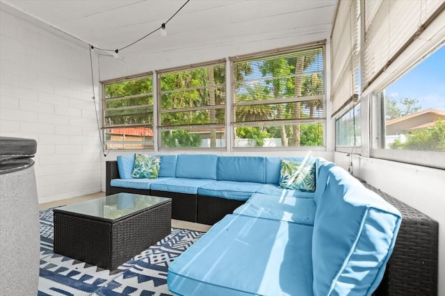 211 Fox Pl, Port Orange, FL 32127 - sunroom / solarium featuring outdoor lounge area and plenty of natural light