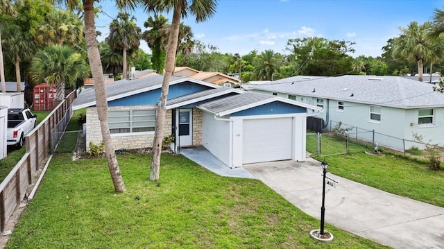 211 Fox Pl, Port Orange, FL 32127 - view of front of property with concrete driveway and an attached garage