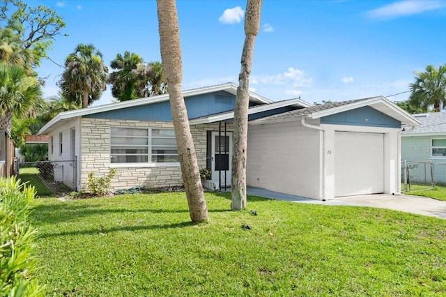 211 Fox Pl, Port Orange, FL 32127 - view of front of property featuring a garage and driveway