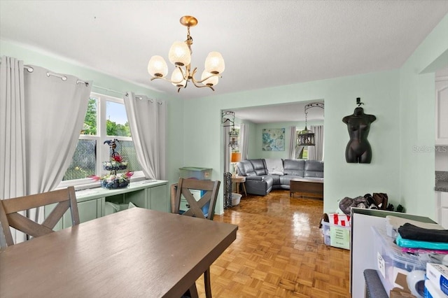 20 Putnam Ave, Ormond Beach, FL 32174 - dining room with a chandelier